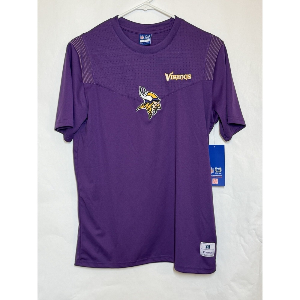 New ULTRA GAME MINNESOTA VIKINGS Shirt SIZE Small